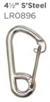 ISC Wire-Gate Carabiner Clip S/S 4,5inch