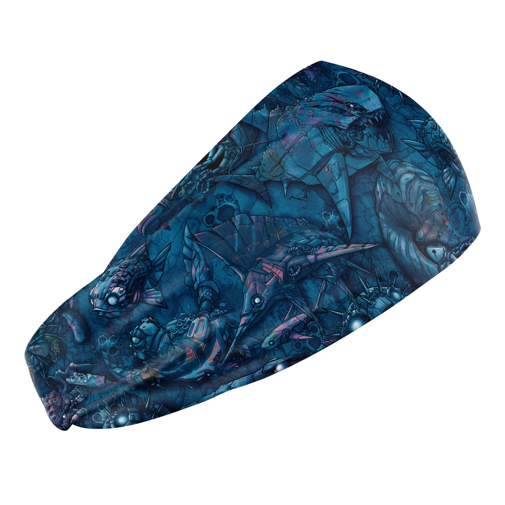 SPACEFISH Clockworks Ocean Headband