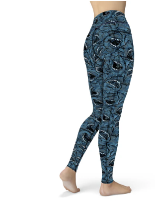 SPACEFISH Shark Camo Recycled Legging Women