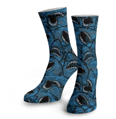 SPACEFISH Shark Camo Recycled Dive Socks