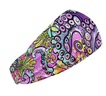 [SFA001HB] SPACEFISH Octofloral Splatterparty Headband
